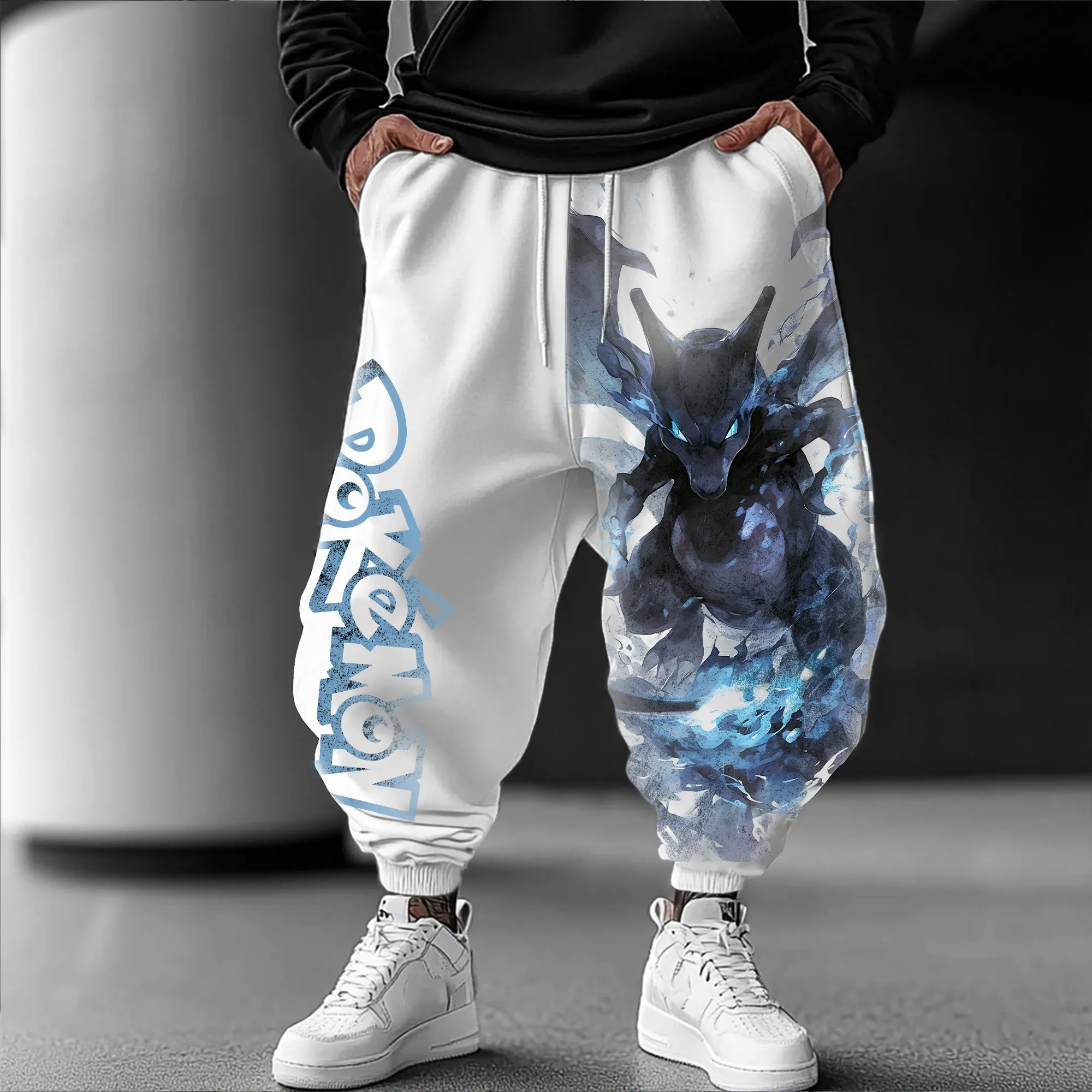 Winter Clothing Anime - Pokémon Anime Charizard X Printed Sweetpants