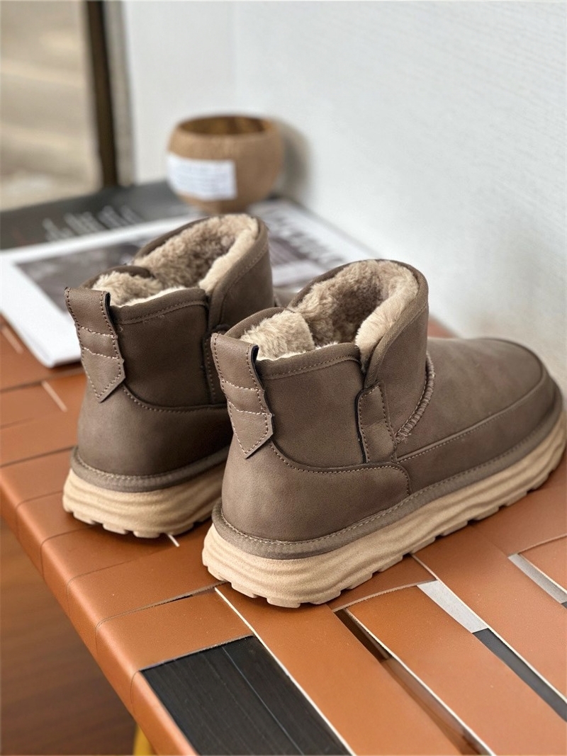 Snow Boot Fur Lined - Men's Winter Snow Boots Fur Lined