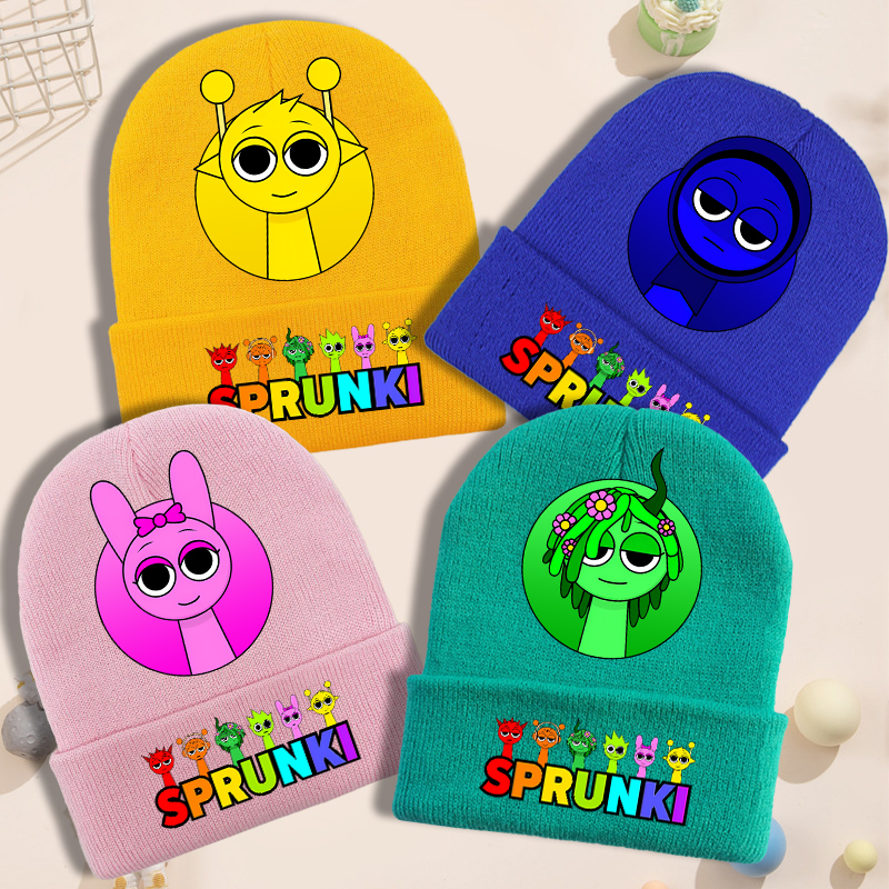 Winter Clothing Anime - Sprunki Knitted Hat for Children Anime