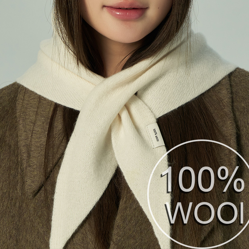 Winter Clothing Korea - Luxury Women 100% Wool Scarf Shawl