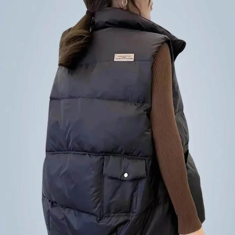 Loose Padded Cotton Waistcoat  - Winter Clothing On Sale Women'S review and price