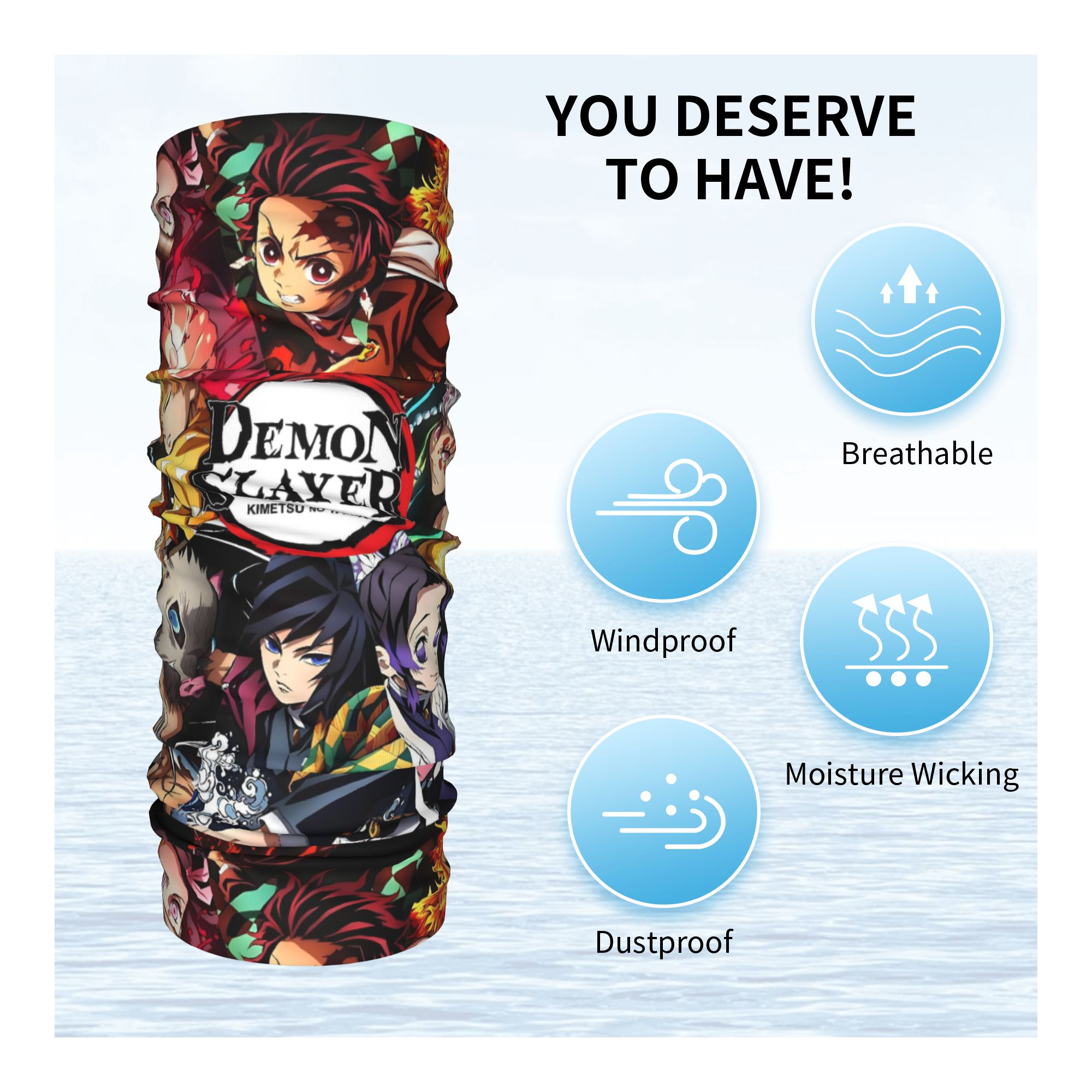 Demon Slayer Anime Collage Ban - Winter Clothing Anime review and price
