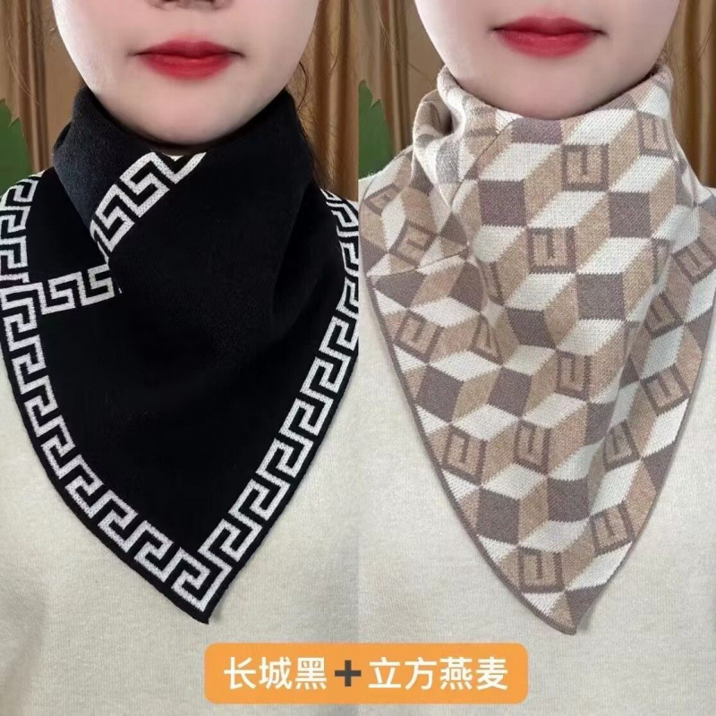 Winter New Triangle Neck Thick - Winter Clothing Korea review and price