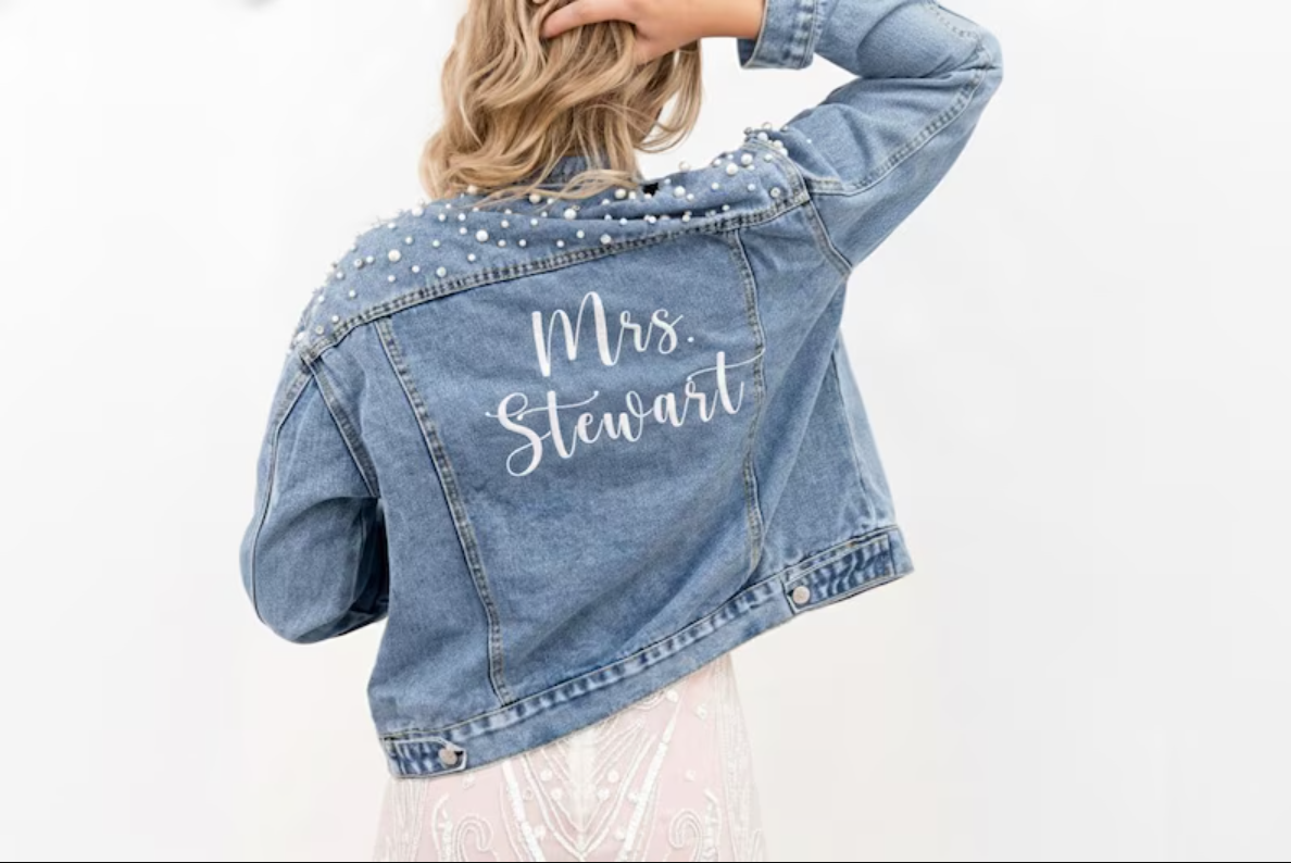 Custom Embroidered Bride Denim - Winter Clothing Color review and price