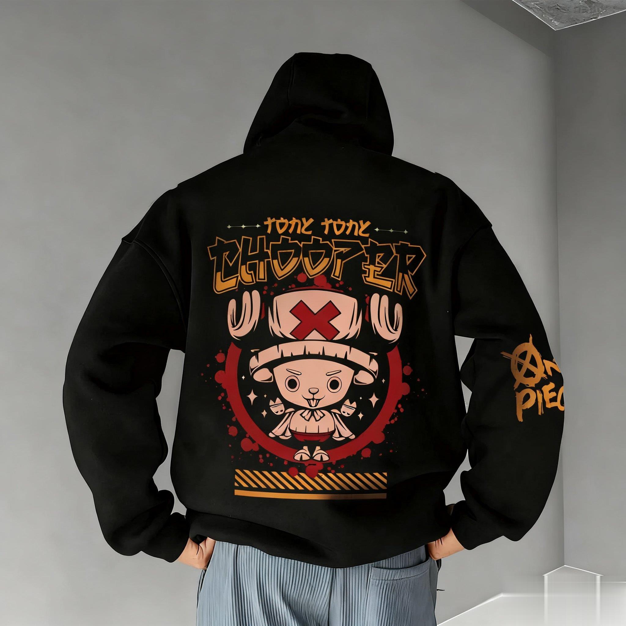 One Piece Chopper Graphic Pull - Winter Clothing Anime review and price