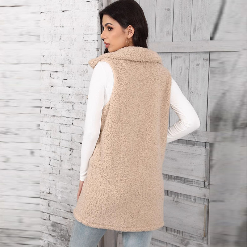 Women's Lamb Plush Vests Splic - Winter Clothing On Sale Women'S review and price