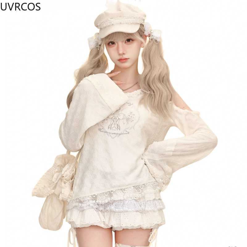 Kawaii Sweet Lolita Style Skir - Winter Clothing Korea review and price