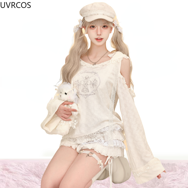Kawaii Sweet Lolita Style Skir - Winter Clothing Korea review and price