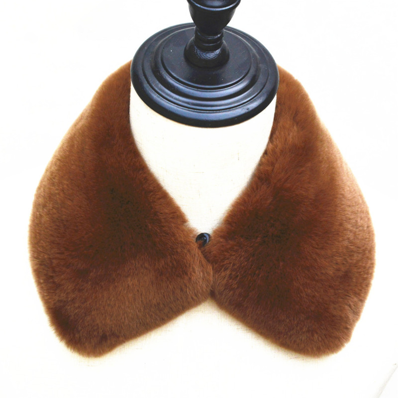 Real Rex Rabbit Fur Collar Wom - Winter Clothing For Sale review and price