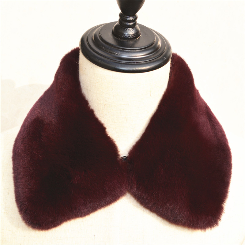 Real Rex Rabbit Fur Collar Wom - Winter Clothing For Sale review and price