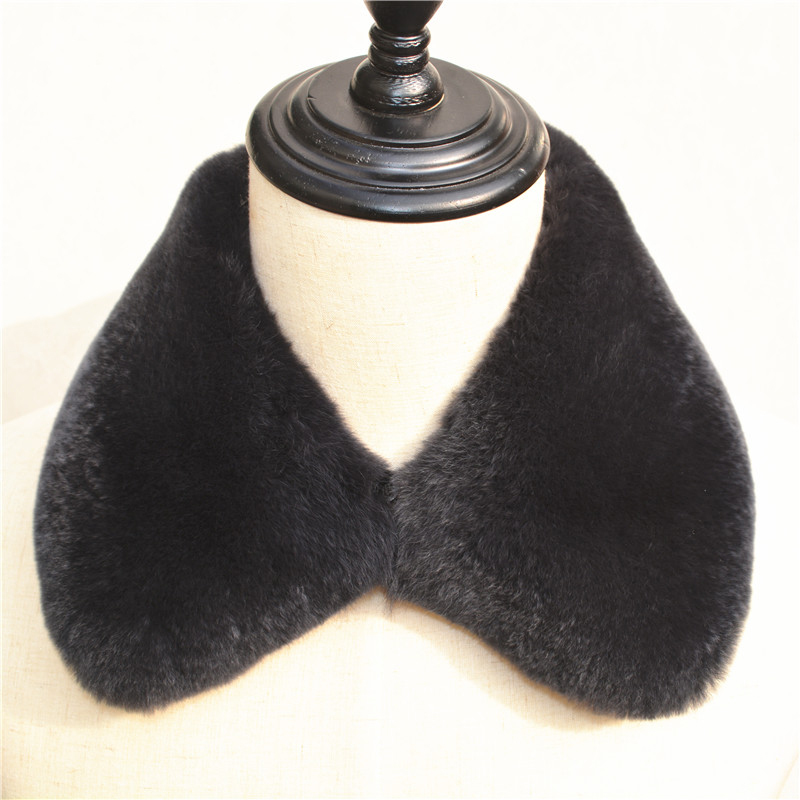 Real Rex Rabbit Fur Collar Wom - Winter Clothing For Sale review and price