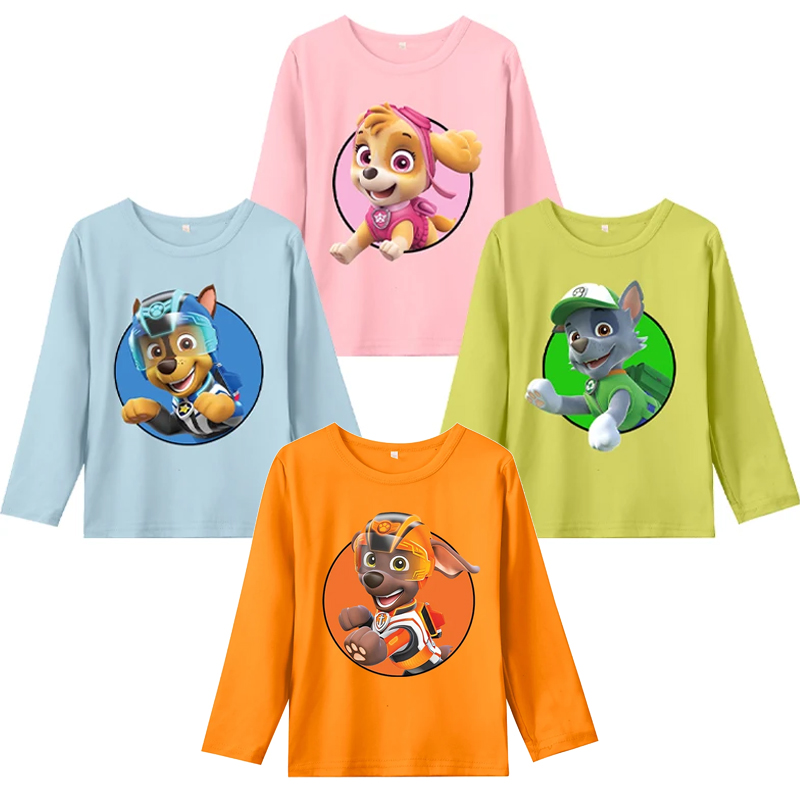 Paw Patrol Long-sleeved T-shir - Winter Clothing Anime review and price