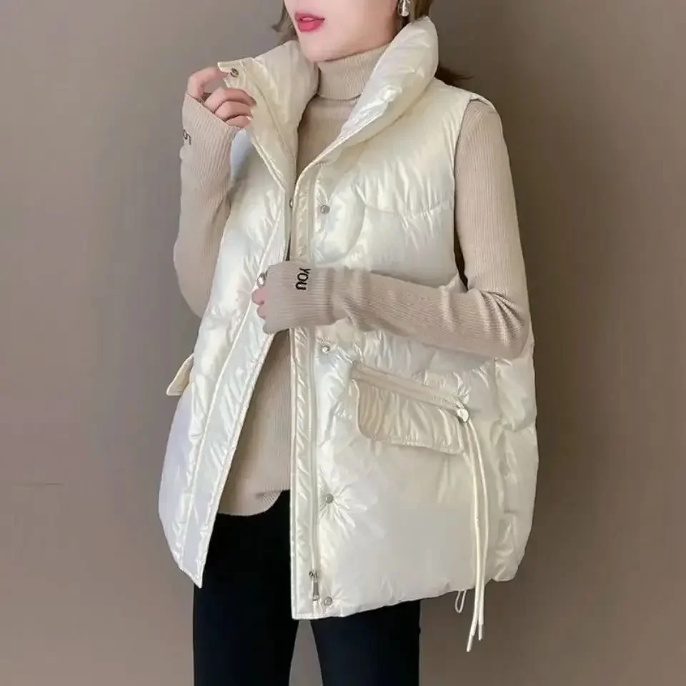 Down Waistcoat Woman Half Quil - Winter Clothing On Sale Women'S review and price