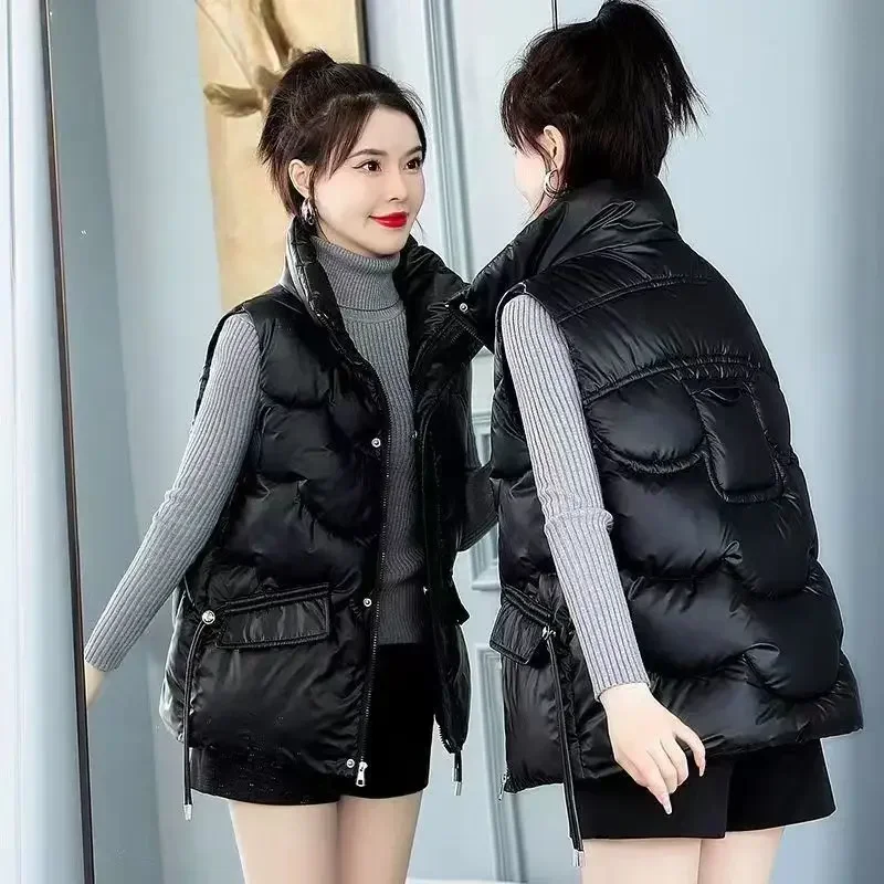 Down Waistcoat Woman Half Quil - Winter Clothing On Sale Women'S review and price