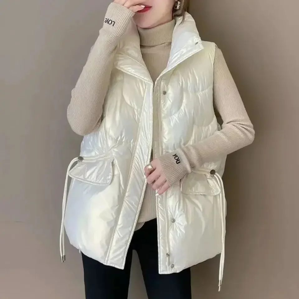 Down Waistcoat Woman Half Quil - Winter Clothing On Sale Women'S review and price