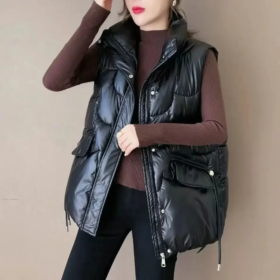 Down Waistcoat Woman Half Quil - Winter Clothing On Sale Women'S review and price