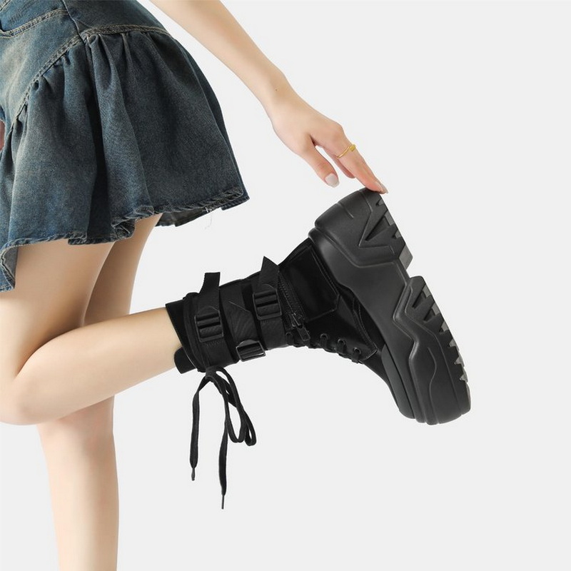 Hot Fashion Women Chunky Platf - Winter Clothing Korea review and price