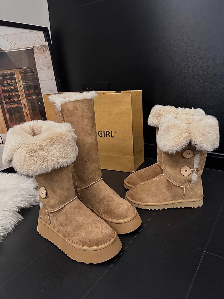 Winter Plush Lined Extra Warm  - Snow Boot Fur Lined review and price