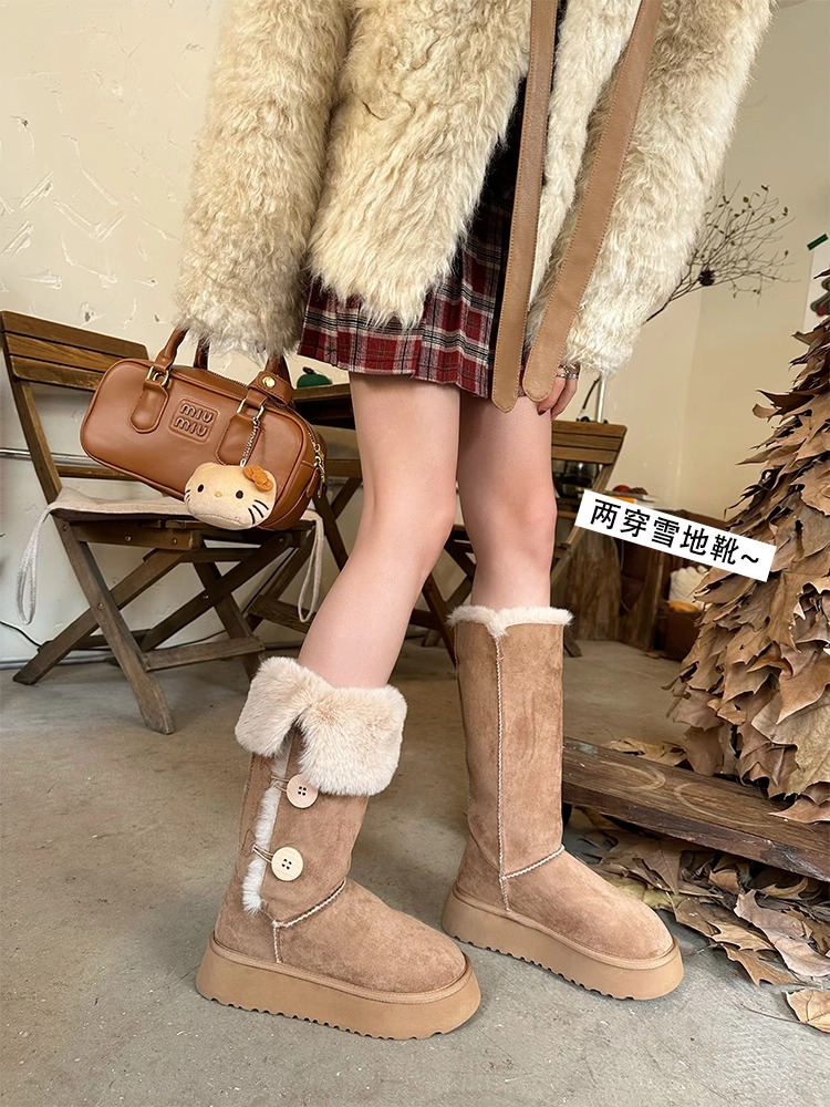 Winter Plush Lined Extra Warm  - Snow Boot Fur Lined review and price