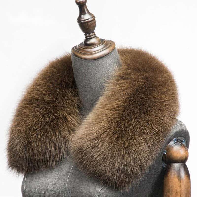 Winter Natural Fox Fur Scarf S - Winter Clothing Clearance review and price