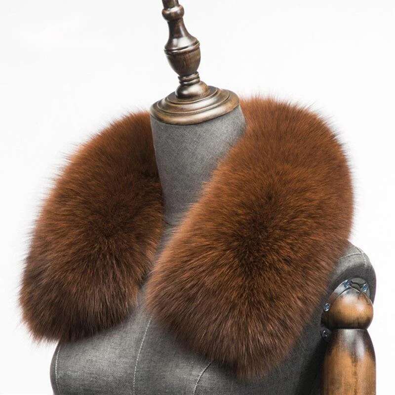 Winter Natural Fox Fur Scarf S - Winter Clothing Clearance review and price
