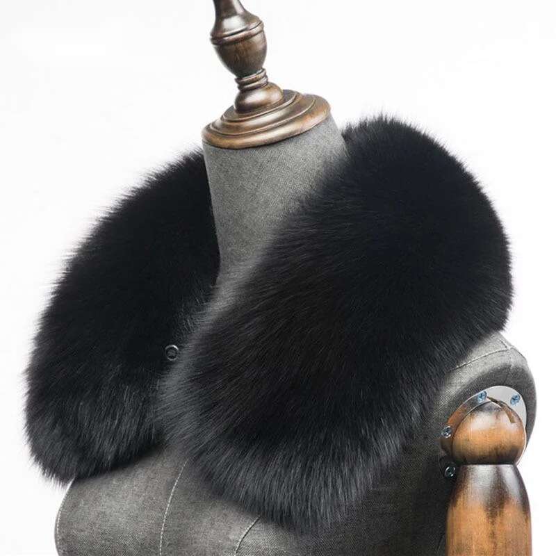 Winter Natural Fox Fur Scarf S - Winter Clothing Clearance review and price