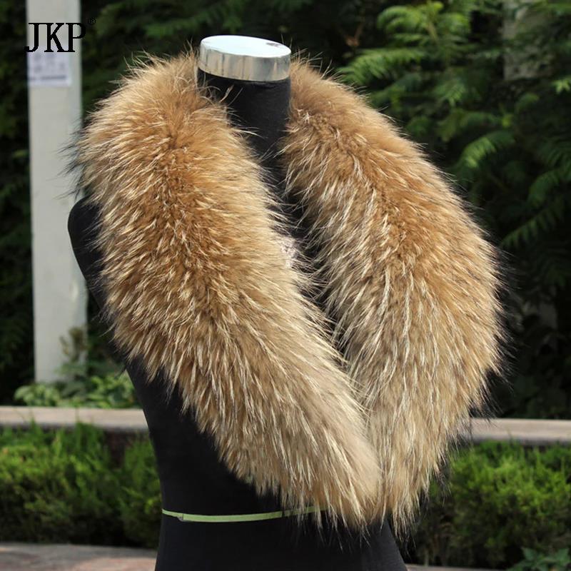 Natural Fur Collar Real raccoo - Winter Clothing Color review and price
