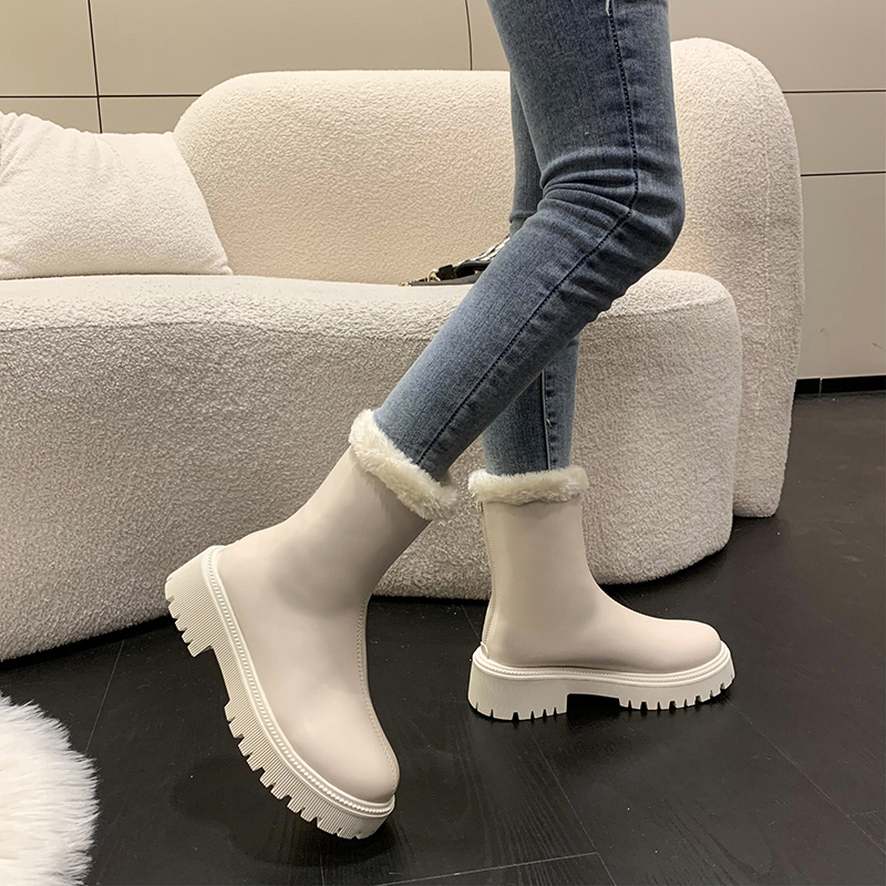 Winter Women Warm Plush Ankle  - Winter Clothing Korea review and price