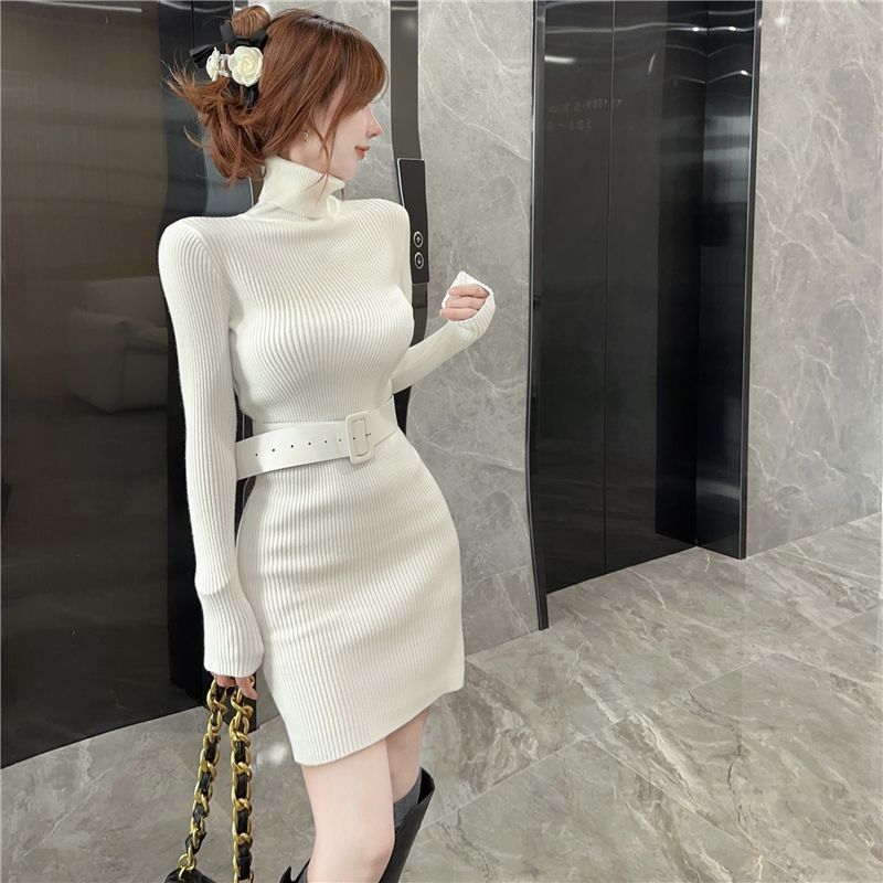 Bodycon Turtleneck Short Skinn - Winter Clothing On Sale Women'S review and price
