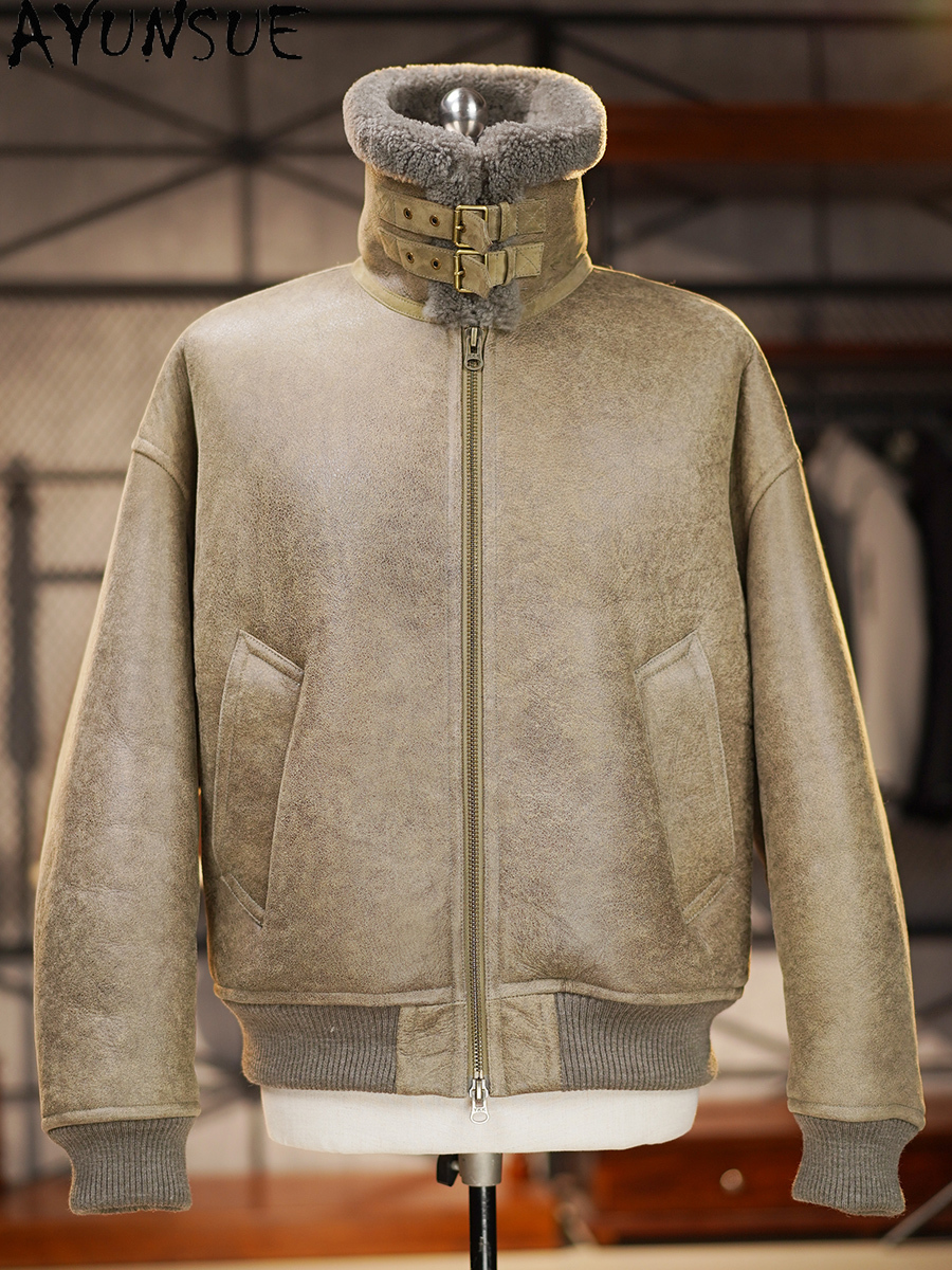 AYUNSUE High-end Natural Fur C - Winter Clothing Clearance review and price