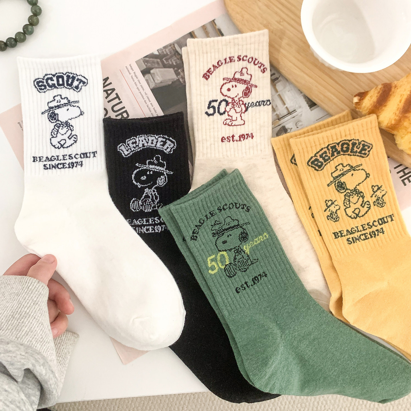 5pcs Snoopy New Premium Snoopy - Winter Clothing Anime review and price