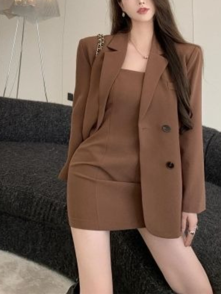 Autumn Winter Brown Elegant 2  - Winter Clothing For Sale review and price