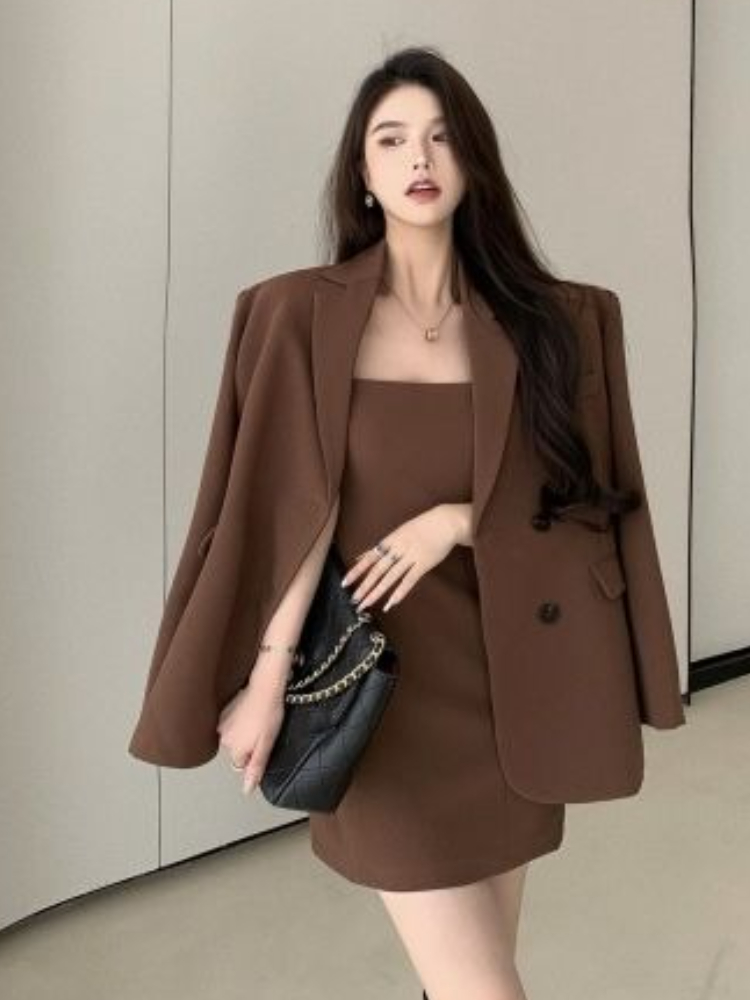 Autumn Winter Brown Elegant 2  - Winter Clothing For Sale review and price