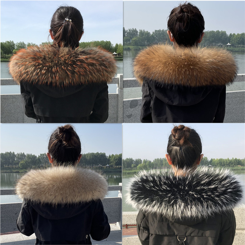 Raccoon Fur Collar Winter Supe - Winter Clothing Equipment review and price
