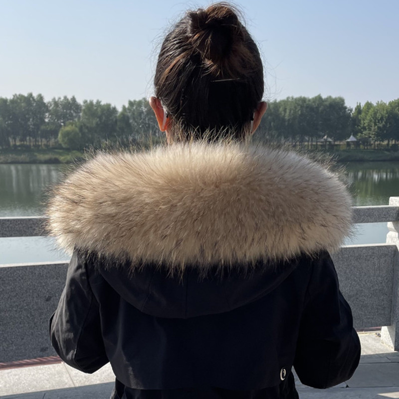 Raccoon Fur Collar Winter Supe - Winter Clothing Equipment review and price