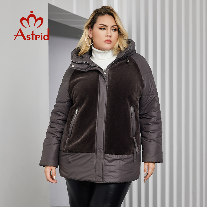 Astrid Plus Size Winter Jacket - Winter Clothing Color review and price