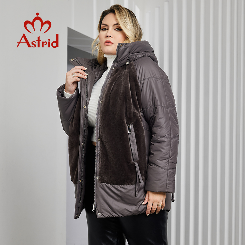 Astrid Plus Size Winter Jacket - Winter Clothing Color review and price