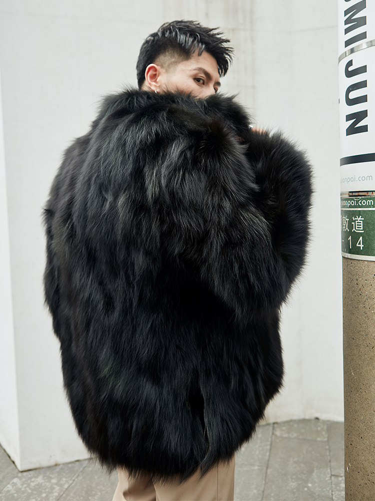 Furry Stand Collar Oversized T - Winter Clothing Clearance review and price
