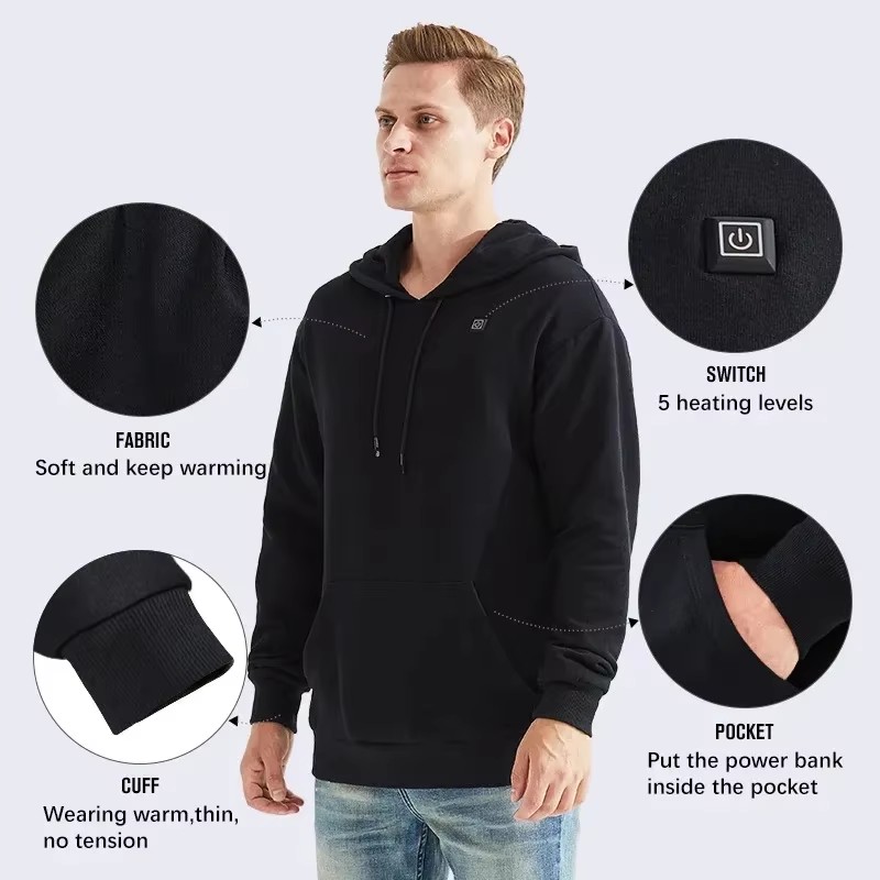 Women USB Heating Hoodies men  - Winter Clothing Clearance review and price
