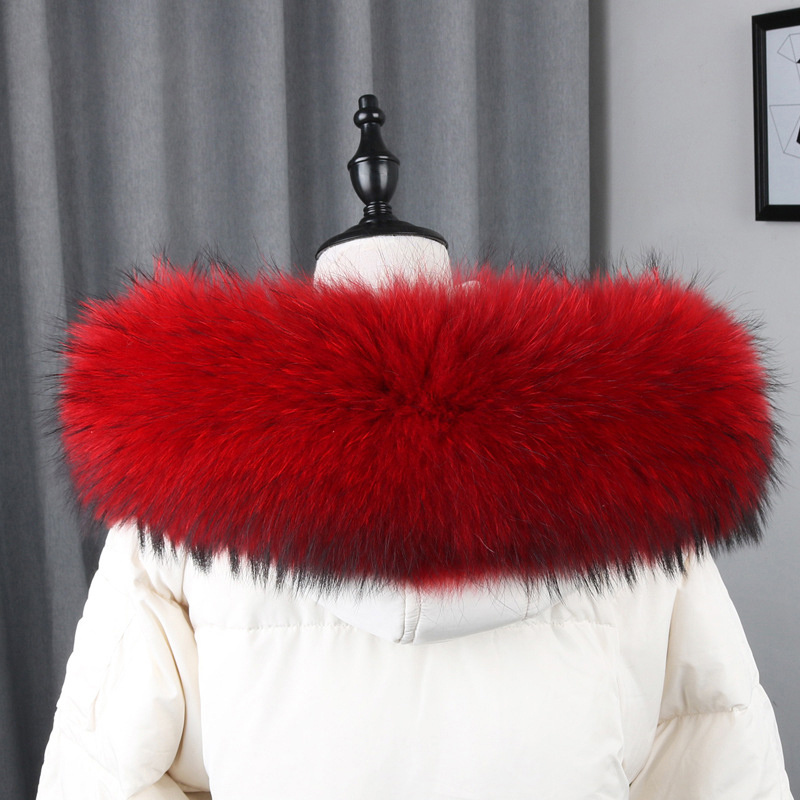 100% Real Fur Collar Coat Wint - Winter Clothing Equipment review and price