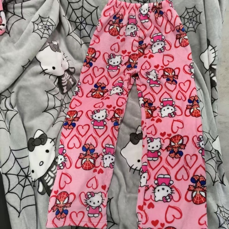 Hot Hello Kitty Flannel Pajama - Winter Clothing Anime review and price