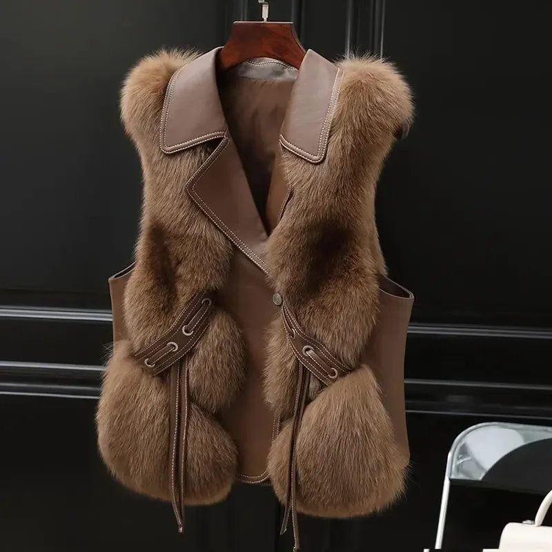Solid Color Waistcoat Woman La - Winter Clothing On Sale Women'S review and price