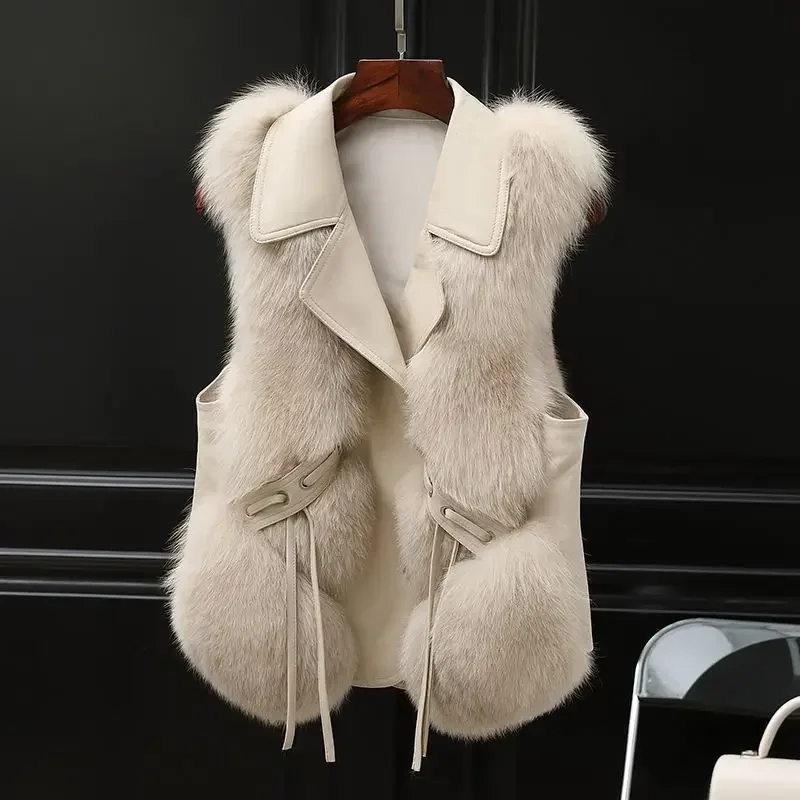 Solid Color Waistcoat Woman La - Winter Clothing On Sale Women'S review and price