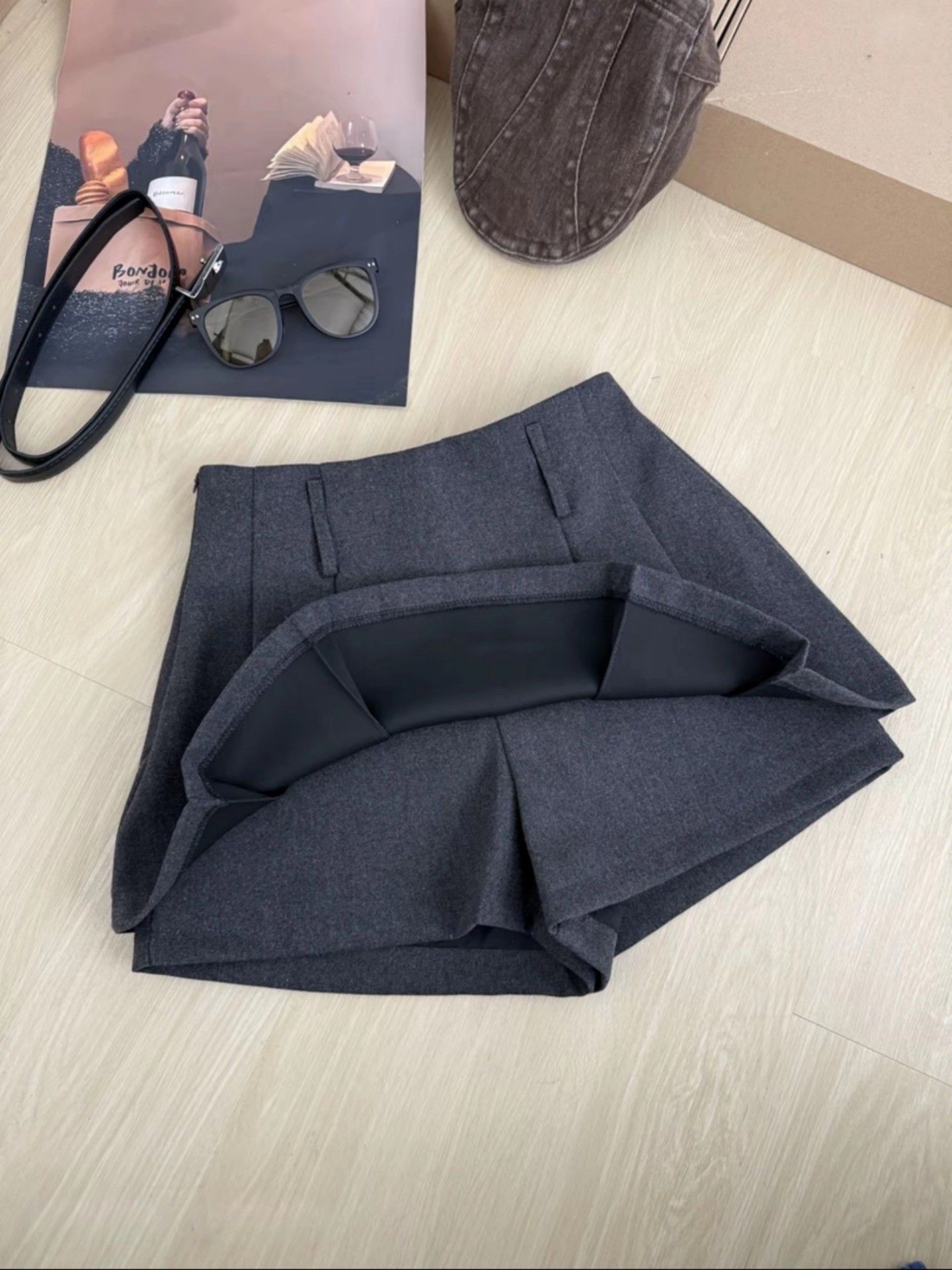 Autumn Winter Plaid Half-lengt - Winter Clothing Korea review and price