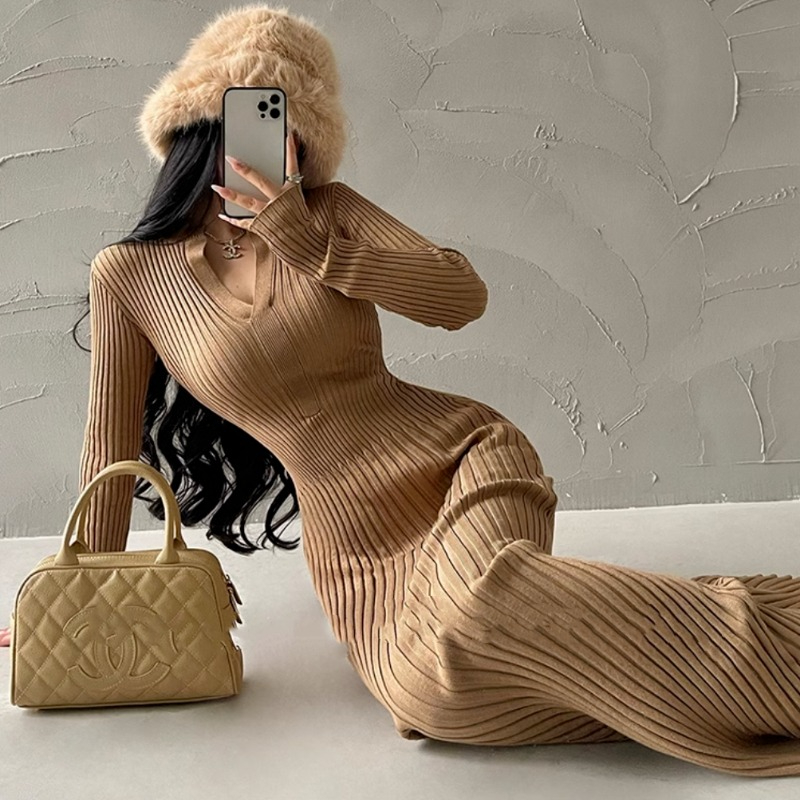 Sexy Daring Female Knit Dress  - Winter Clothing On Sale Women'S review and price