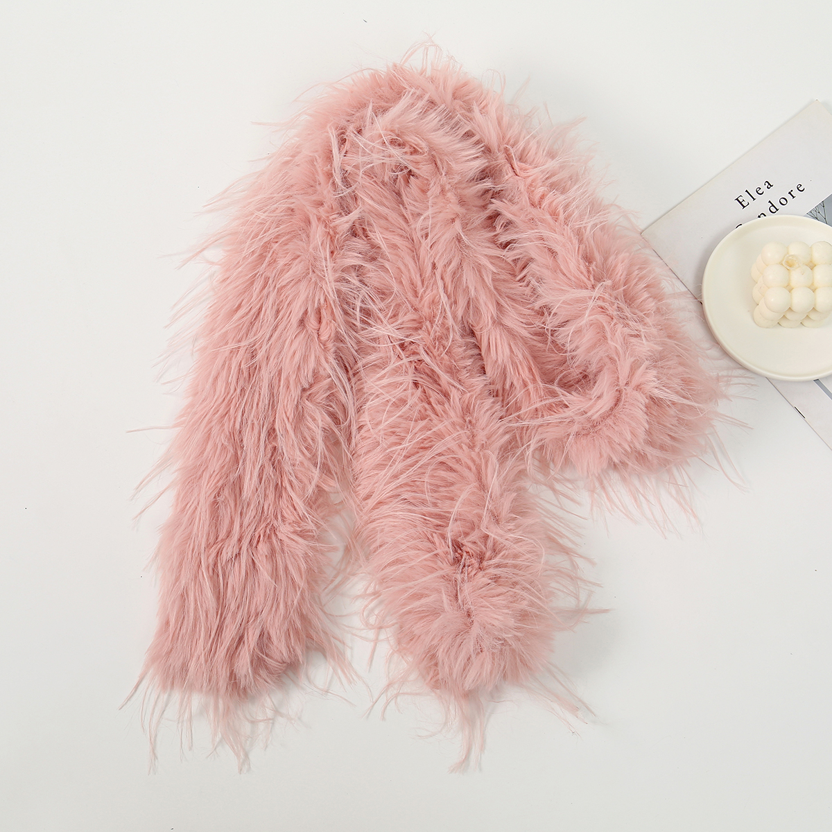 Women Faux Rabbit Fur Long Sca - Winter Clothing For Sale review and price